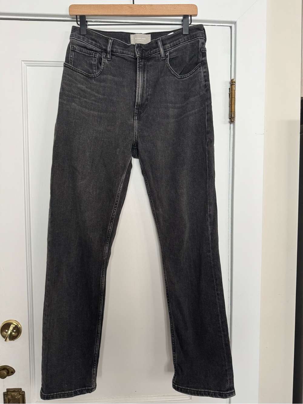 Everlane Charcoal Straight-Leg Jeans - Women